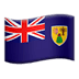 🇹🇨 flag: Turks & Caicos Islands display on Apple